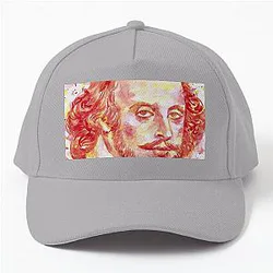 William Shakespeare watercolor portrait Baseball Cap