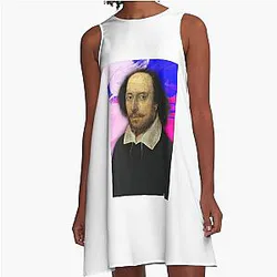 William Shakespeare Artwork A-Line Dress