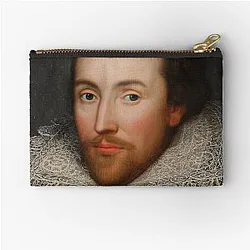 William Shakespeare Vintage Zipper Pouch