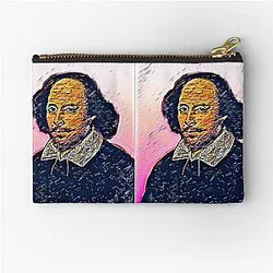 William Shakespeare Artwork Zipper Pouch