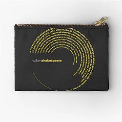 William Shakespeare famous quotes poster and zipper pouch