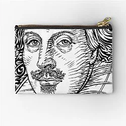 WILLIAM SHAKESPEARE Zipper Pouch
