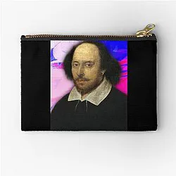 William Shakespeare Artwork - Portrait - Wall Art  Zipper Pouch