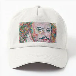 William Shakespeare oil portrait dad hat