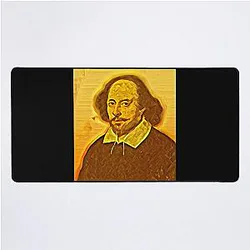 William Shakespeare Artwork Portrait Desk Mat
