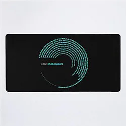 William Shakespeare Famous Quotes Desk Mat