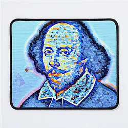 William Shakespeare Artwork - Portrait of William Shakespeare - Wall Art of William Shakespeare Mouse Pad