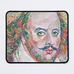 WILLIAM SHAKESPEARE Oil Portrait Mouse Pad