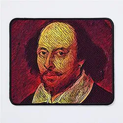 William Shakespeare Artwork Mouse Pad