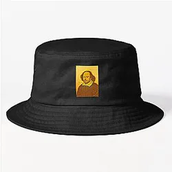 William Shakespeare Artwork - William Shakespeare Portrait Bucket Hat