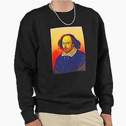 William Shakespeare Portrait Pullover Sweatshirt