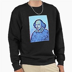 William Shakespeare Artwork - William Shakespeare Portrait Pullover Sweatshirt