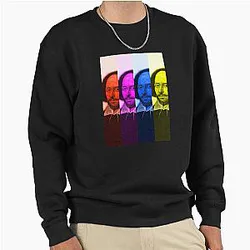 William Shakespeare Portrait Pullover Sweatshirt