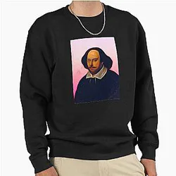 William Shakespeare Portrait Pullover Sweatshirt