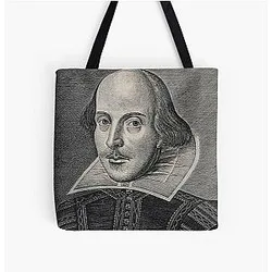 William Shakespeare Portrait Tote Bag