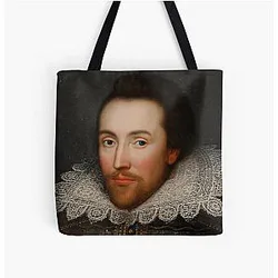 Vintage William Shakespeare Portrait Tote Bag