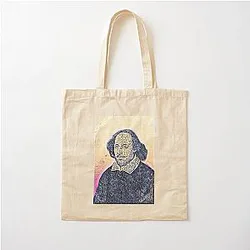 William Shakespeare Portrait Cotton Tote Bag