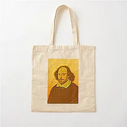 William Shakespeare Portrait Cotton Tote Bag