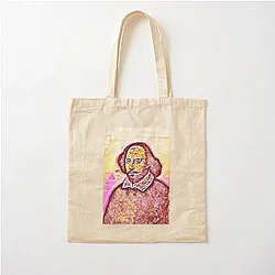William Shakespeare Portrait Cotton Tote Bag