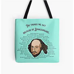 William Shakespeare Quotes Tote Bag