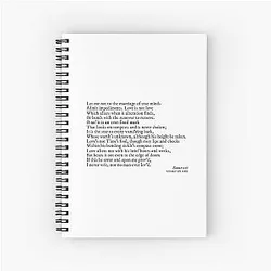 William Shakespeare - Sonnet 116: Let me not to the marriage of true minds Notebook