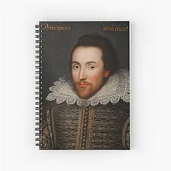 Vintage William Shakespeare Portrait Journal