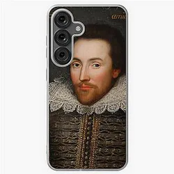 Vintage William Shakespeare Portrait Soft Case for Galaxy Samsung Phone