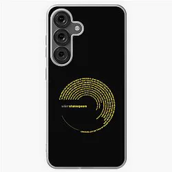 William Shakespeare Famous Quote Poster Gold Samsung Galaxy Soft Case