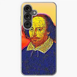 William Shakespeare Artwork - William Shakespeare Portrait Samsung Galaxy Soft Case