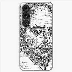 WILLIAM SHAKESPEARE INK PORTRAIT SAMSUNG GALAXY SOFT CASE