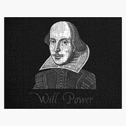 William Shakespeare Will Power Jigsaw Puzzle