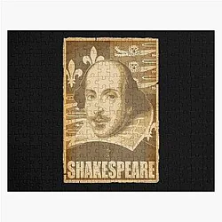 William Shakespeare Political Propaganda Pop Art Filip Schindel Transparent Jigsaw Puzzle