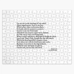William Shakespeare - Sonnet 116. Let Me Not To The Marriage Of True Minds iPhone Case Jigsaw Puzzle