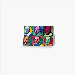 William Shakespeare Portrait Card