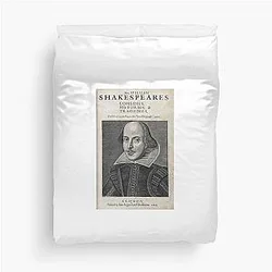 William Shakespeare Duvet Cover