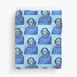 William Shakespeare Portrait Duvet Cover