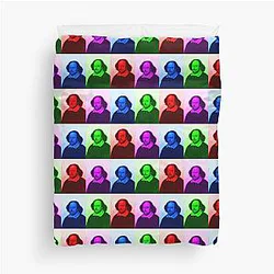 William Shakespeare Portrait Duvet Cover