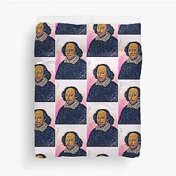 William Shakespeare Artwork William Shakespeare Portrait Duvet Cover