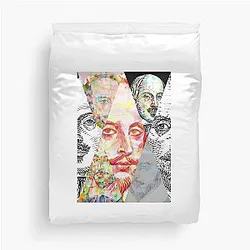 Seven William Shakespeare Duvet Cover