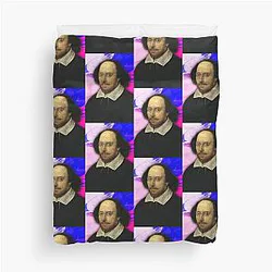 William Shakespeare Artwork - Portrait - Wall Art Duvet Cover