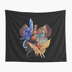 Many wings of fire dragon beautiful tapestry