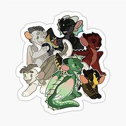 Hatchlings - WOF Wings of Fire Sticker