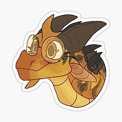 Cricket Wings of Fire Sticker
