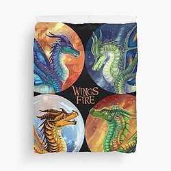 Wings of Fire - Heroes of the Continent Duvet Cover