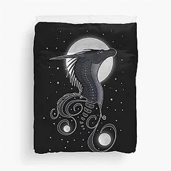 Darkstalker - Wings of Fire Duvet Cover
