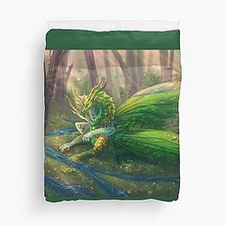 Wings of Fire - Sundew and Willow Duvet Cover