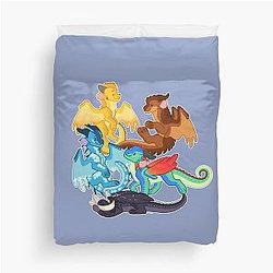 Dragonets of Destiny Wings of Fire Duvet Cover