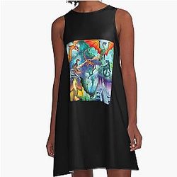 Wings of Fire: All Dragon Series A Line Dress
