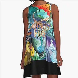 Wings of Fire Classic A Line Dress