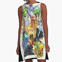 Wings Of Fire A Line Dress